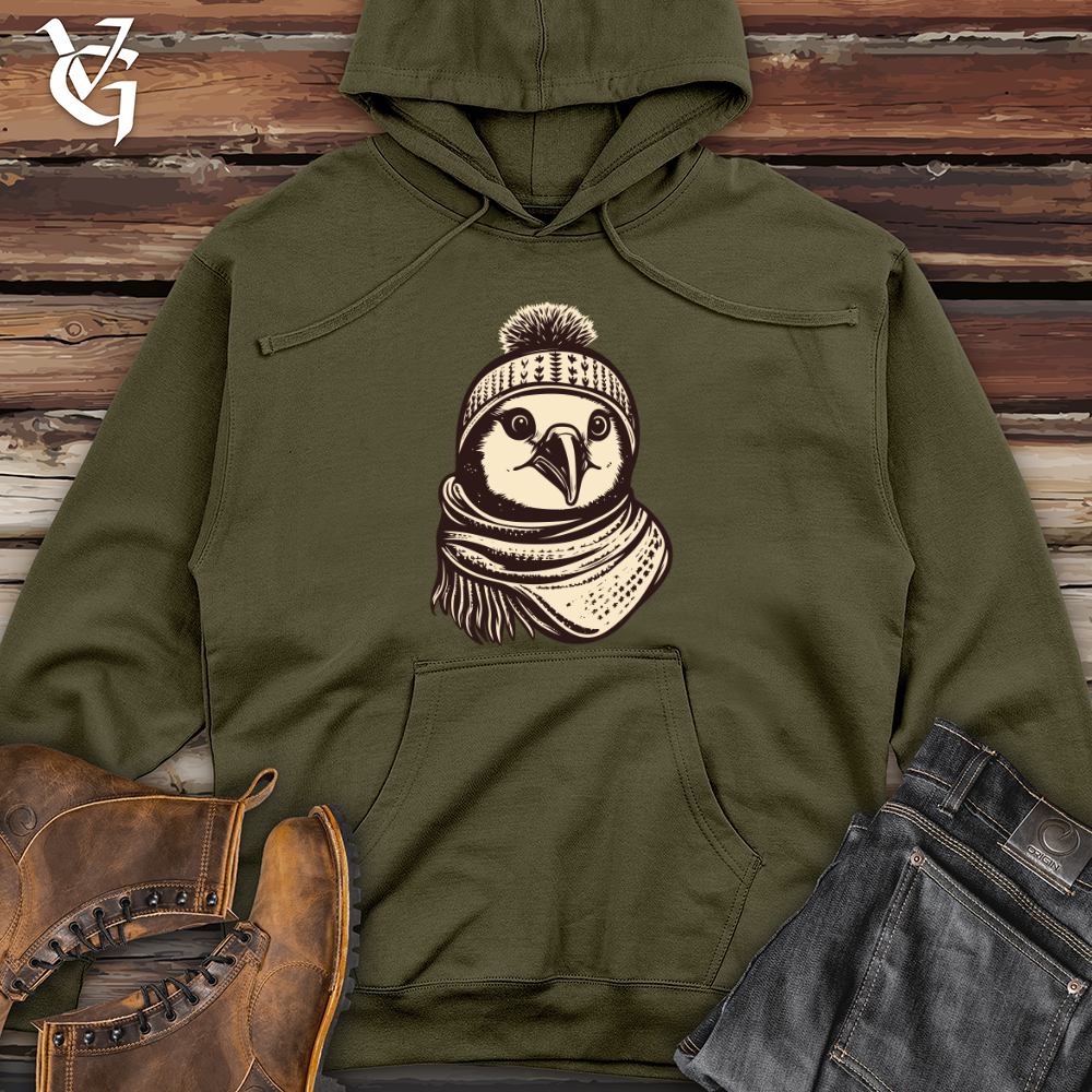 Chilled Penguin Cozy Midweight Hooded Sweatshirt