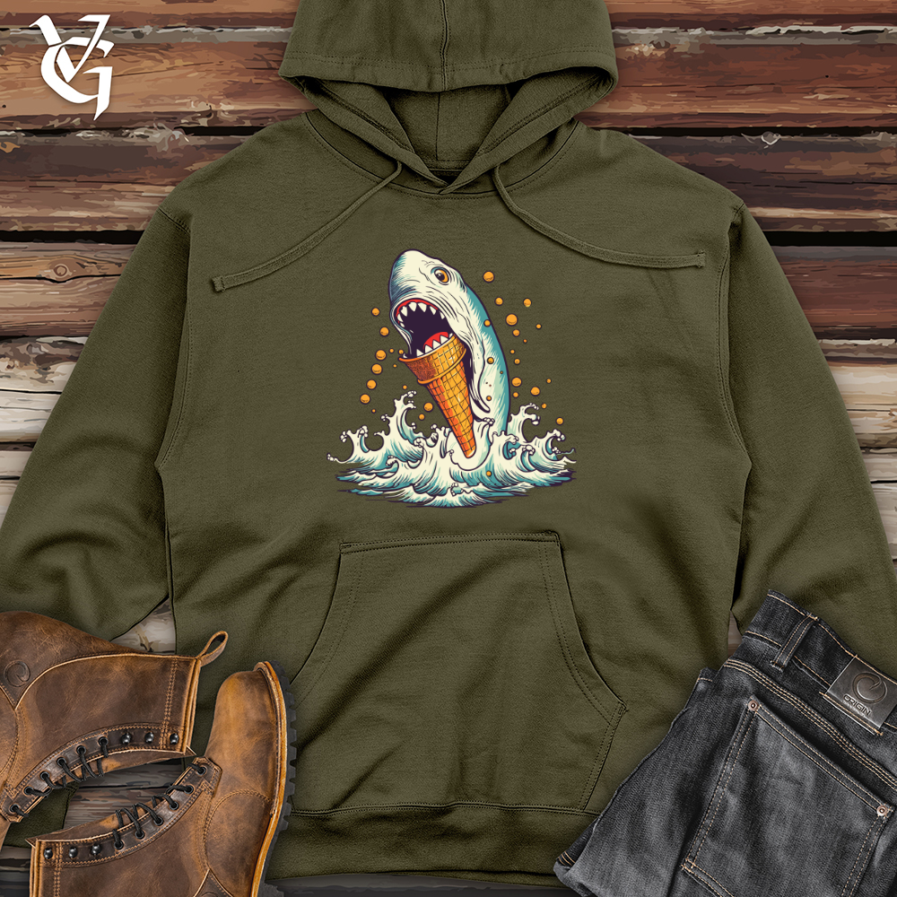 Aquatic Meltdown Mishap Midweight Hooded Sweatshirt