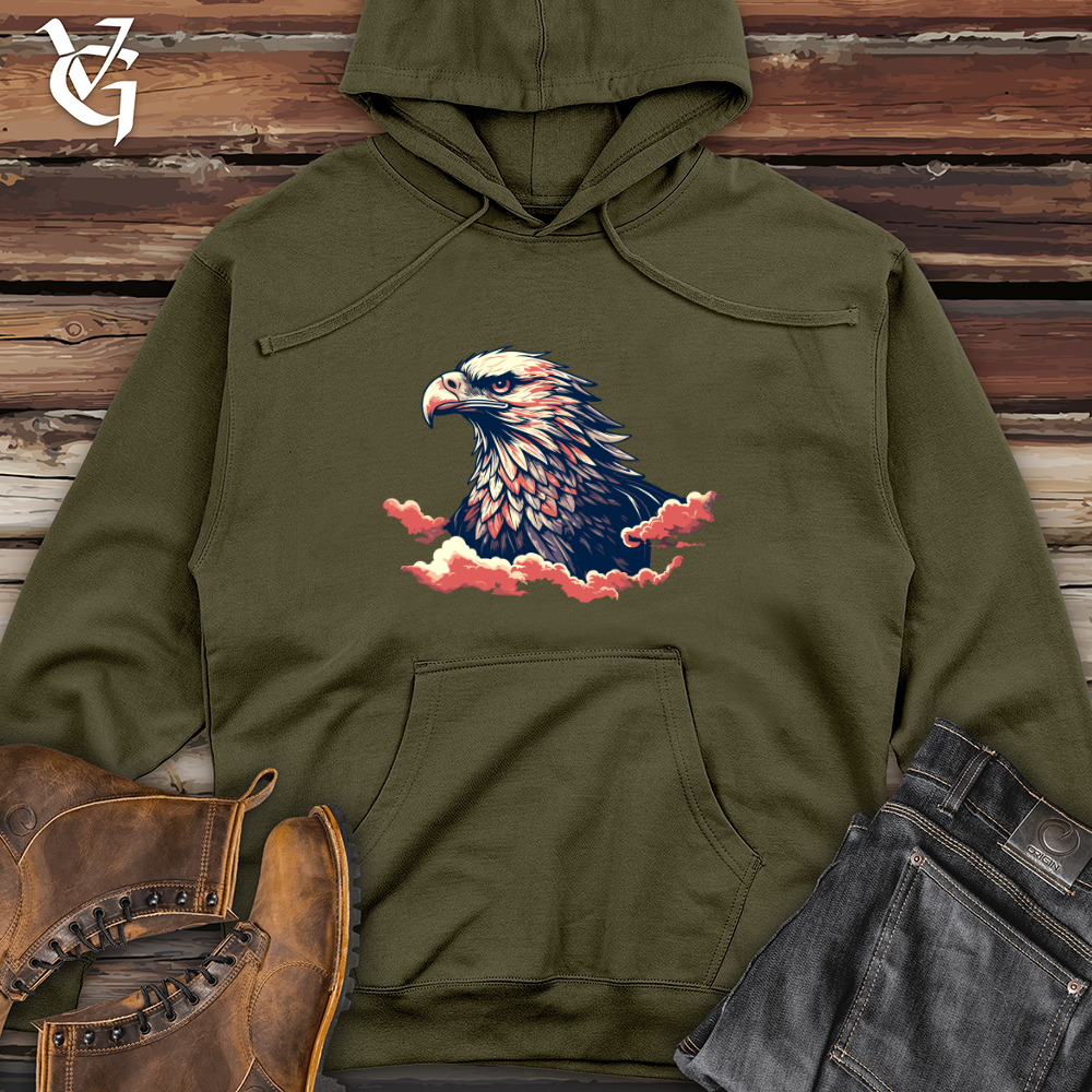 Celestial Soaring Eagle Midweight Hooded Sweatshirt