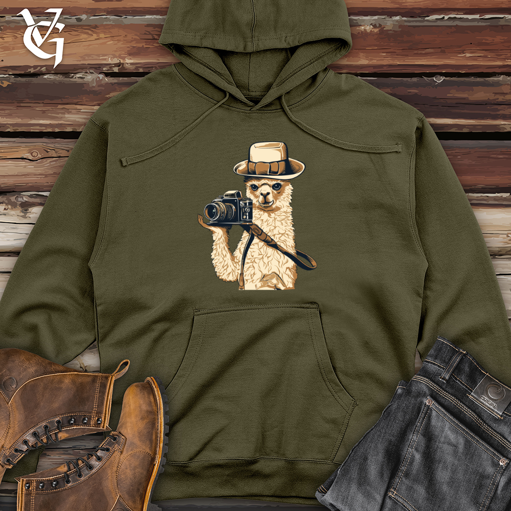 Whimsical Animalography Midweight Hooded Sweatshirt