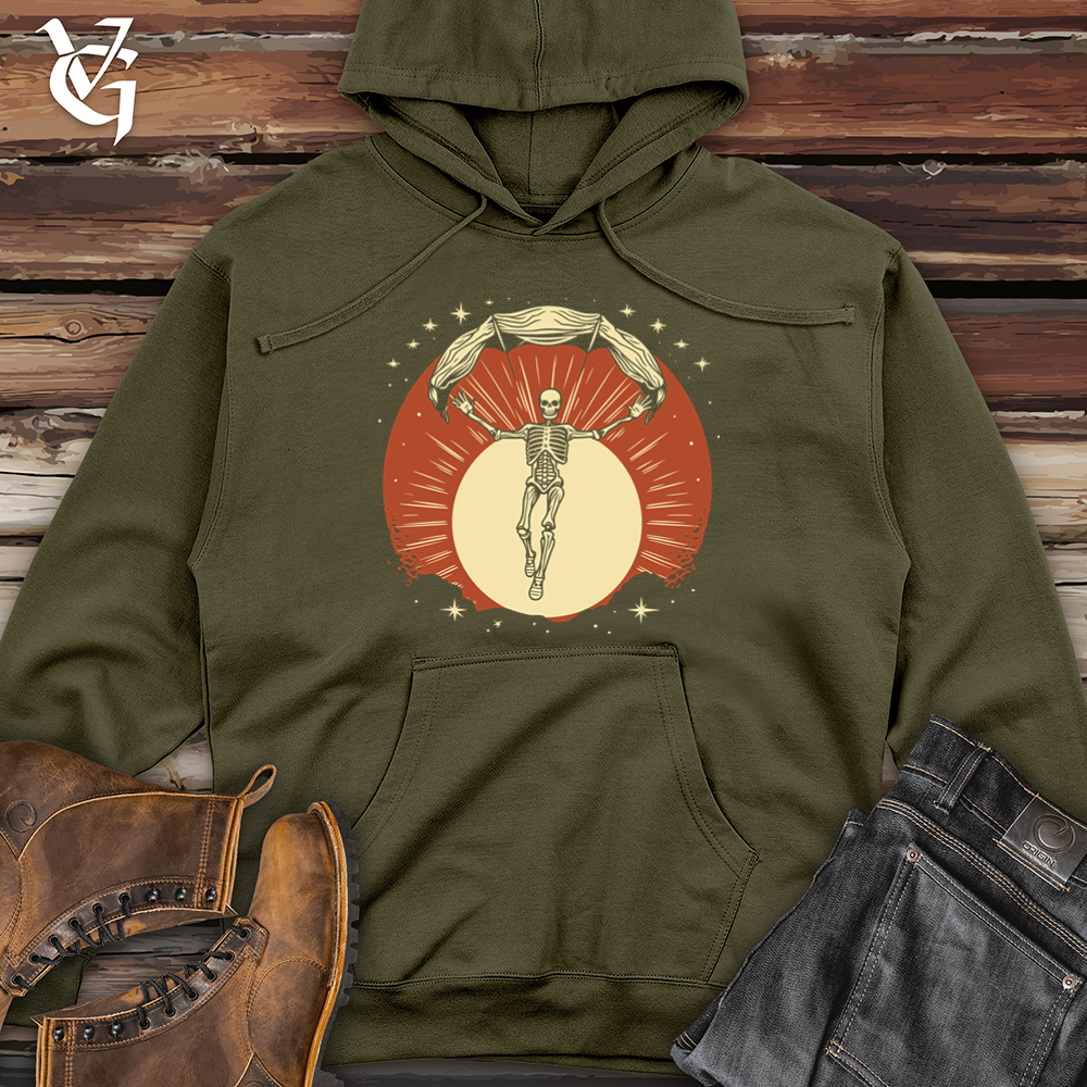 Cosmic Parachute Descent Midweight Hooded Sweatshirt