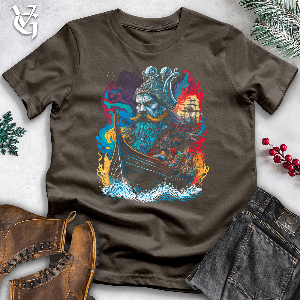 Viking Ship 02 Cotton Tee