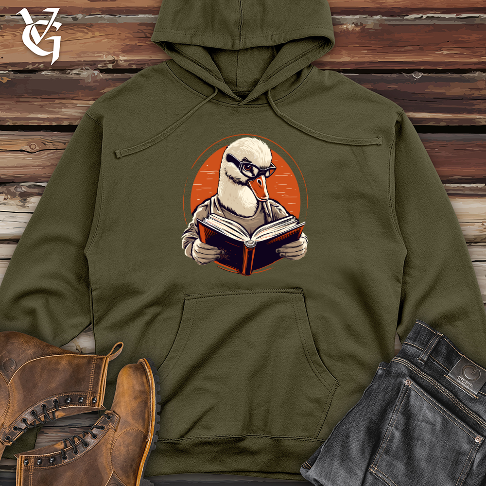Wanderlust Goose Reads Midweight Hooded Sweatshirt