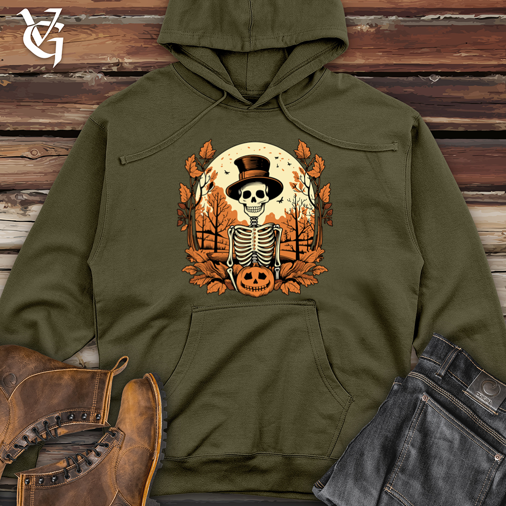 Retro Autumn Revelry Midweight Hooded