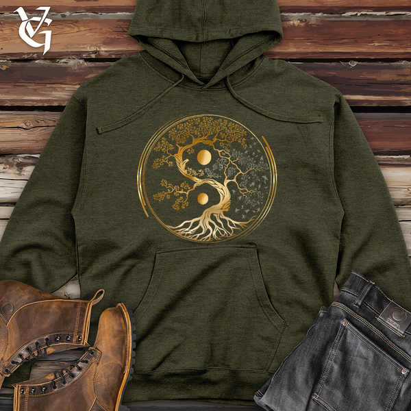 Bamboo shops Fleece Zip-up - Yin Yang Wolfies