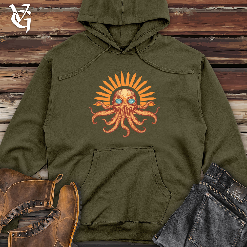 Radiant Tentacled Mirage Midweight Hooded Sweatshirt