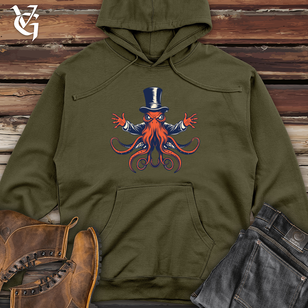 Mystical Cephalopod Midweight Hooded Sweatshirt