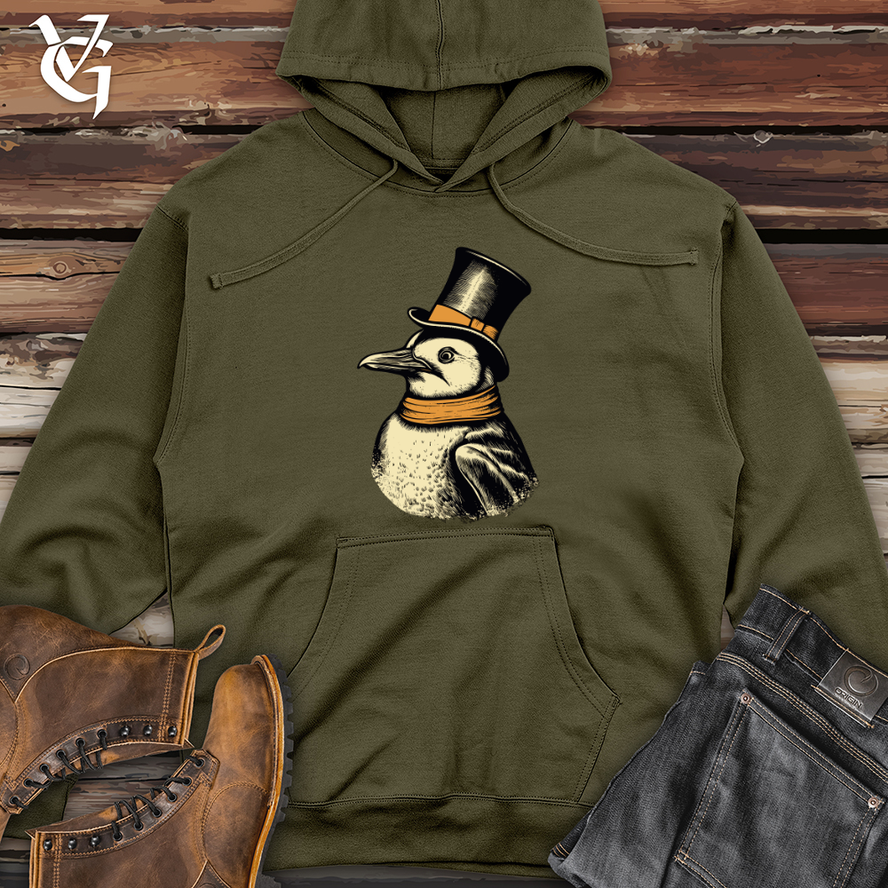 Vintage Penguin Prestige Midweight Hooded Sweatshirt