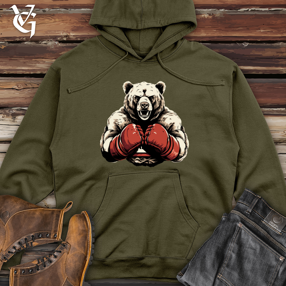 Retro Ring Bear Midweight Hooded Sweatshirt