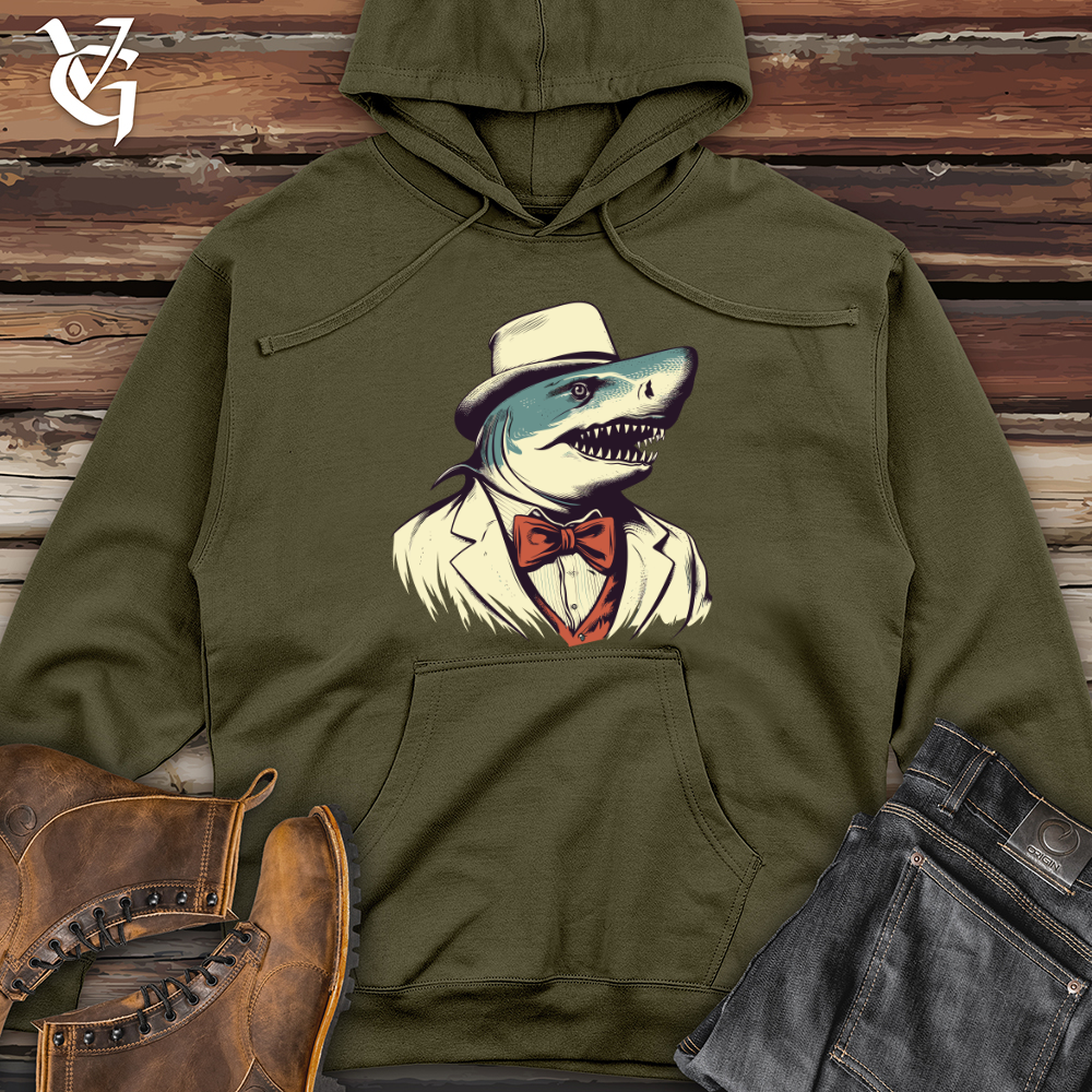 Vintage Sharkster Midweight Hooded Sweatshirt