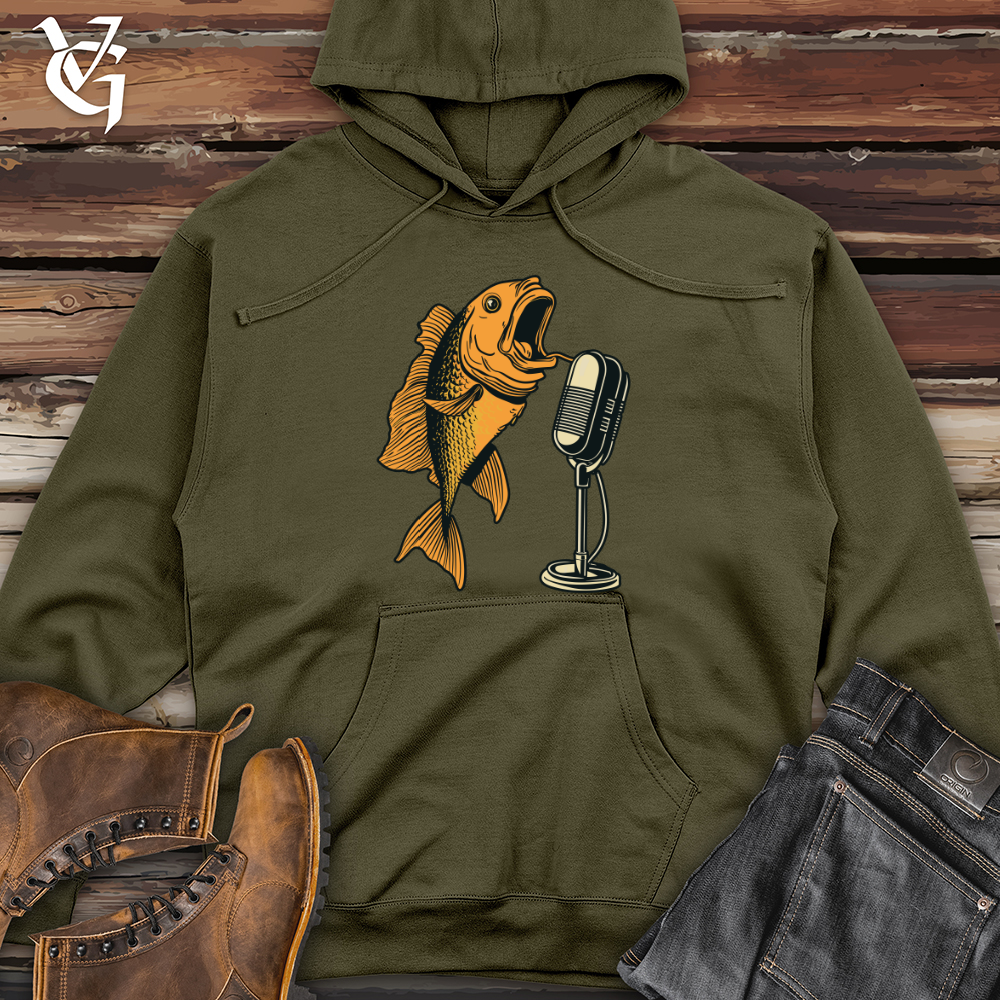 Comedic Fin Follies Midweight Hooded Sweatshirt