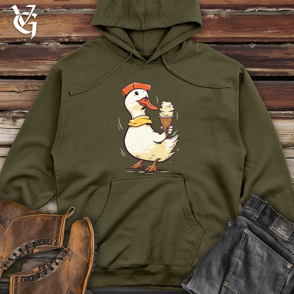 Viking Goods Quirky Bill Balancer Midweight Hooded Sweatshirt Black / L