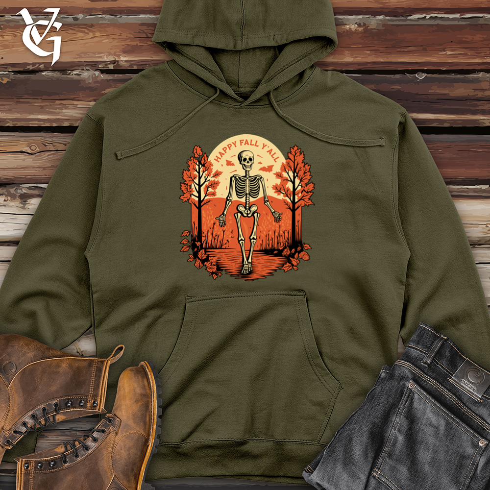 Vintage Fall Festivities Midweight Hooded Sweatshirt