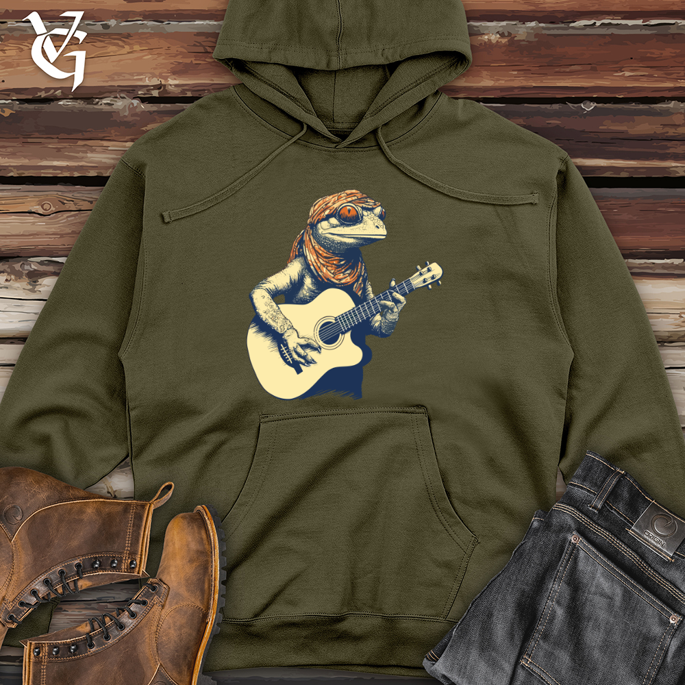 Rockin Reptile Riffs Midweight Hooded Sweatshirt