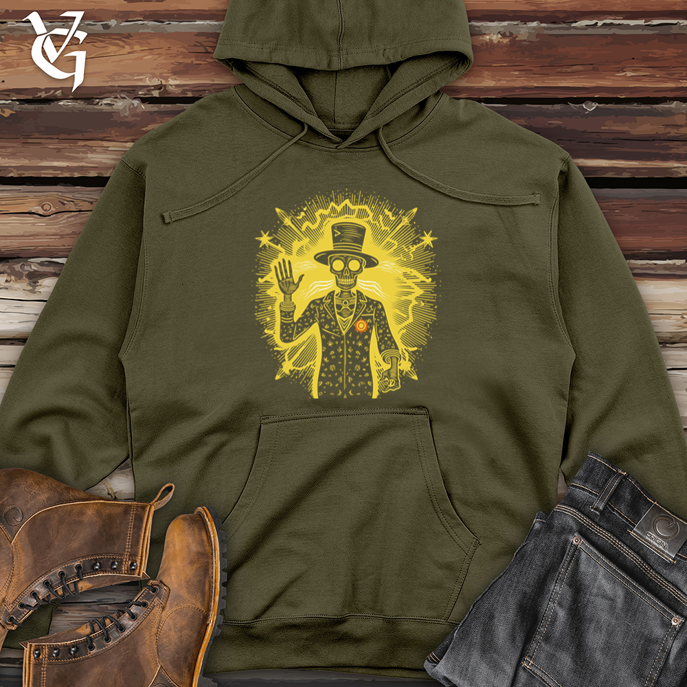Enigmatic Lemon Sorcerer Midweight Hooded Sweatshirt