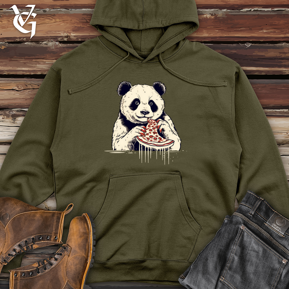 Panda Pizza Munch Midweight Hooded Sweatshirt