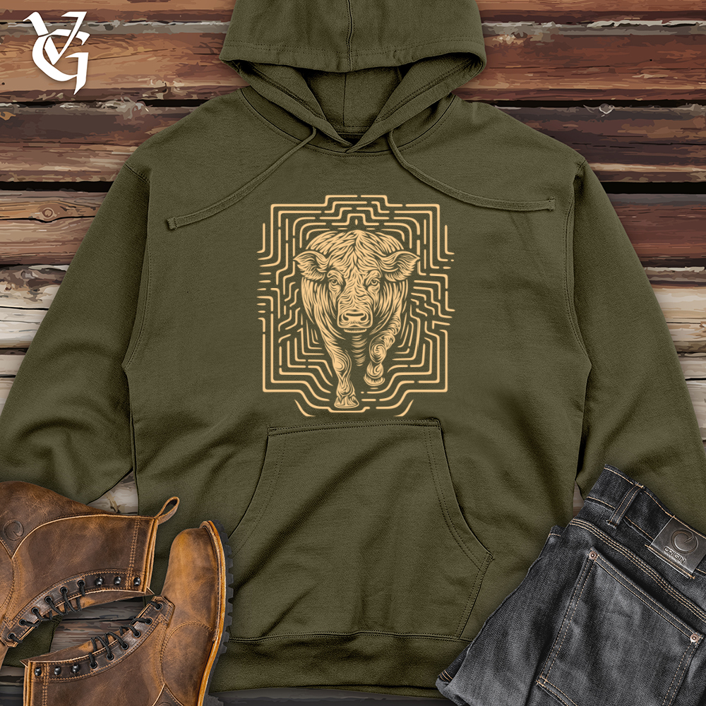 Bull Maze Midweight Hooded Sweatshirt