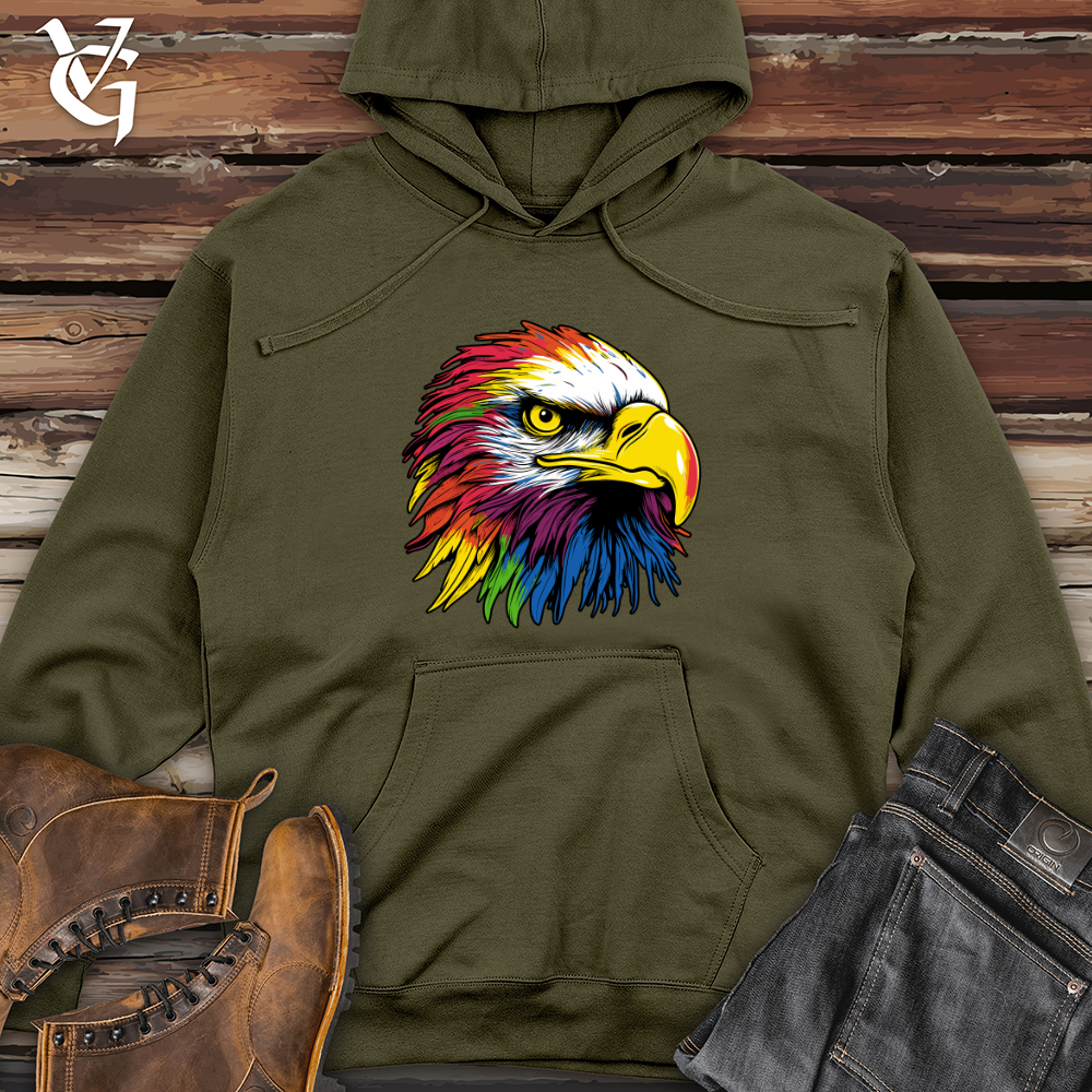 Radiant Soaring Eagle Midweight Hooded Sweatshirt