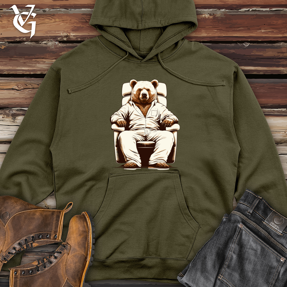 Cozy Bear Lounge Midweight Hooded Sweatshirt