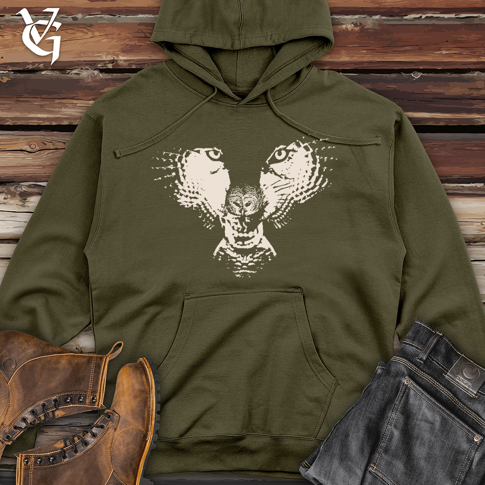 Flying Wolf Midweight Hooded Sweatshirt