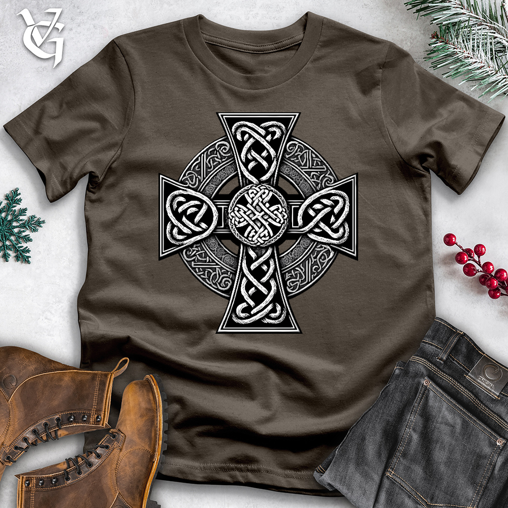 Ornate Celtic Cross Cotton Tee