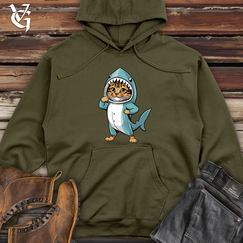 Cat Shark Midweight Hooded Sweatshirt