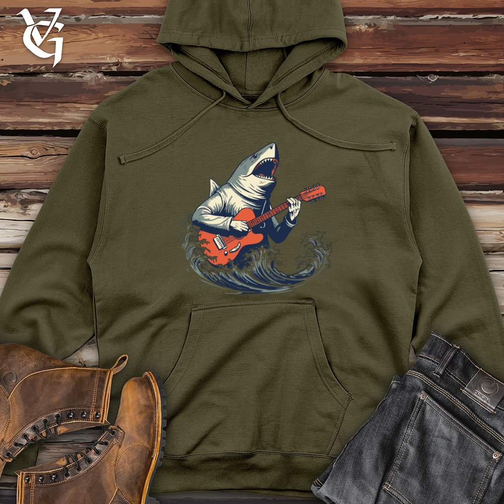 Shark Deep Dive Guitar Groove Midweight Hooded Sweatshirt