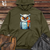 Vintage Popsicle Owl Midweight Hooded Sweatshirt