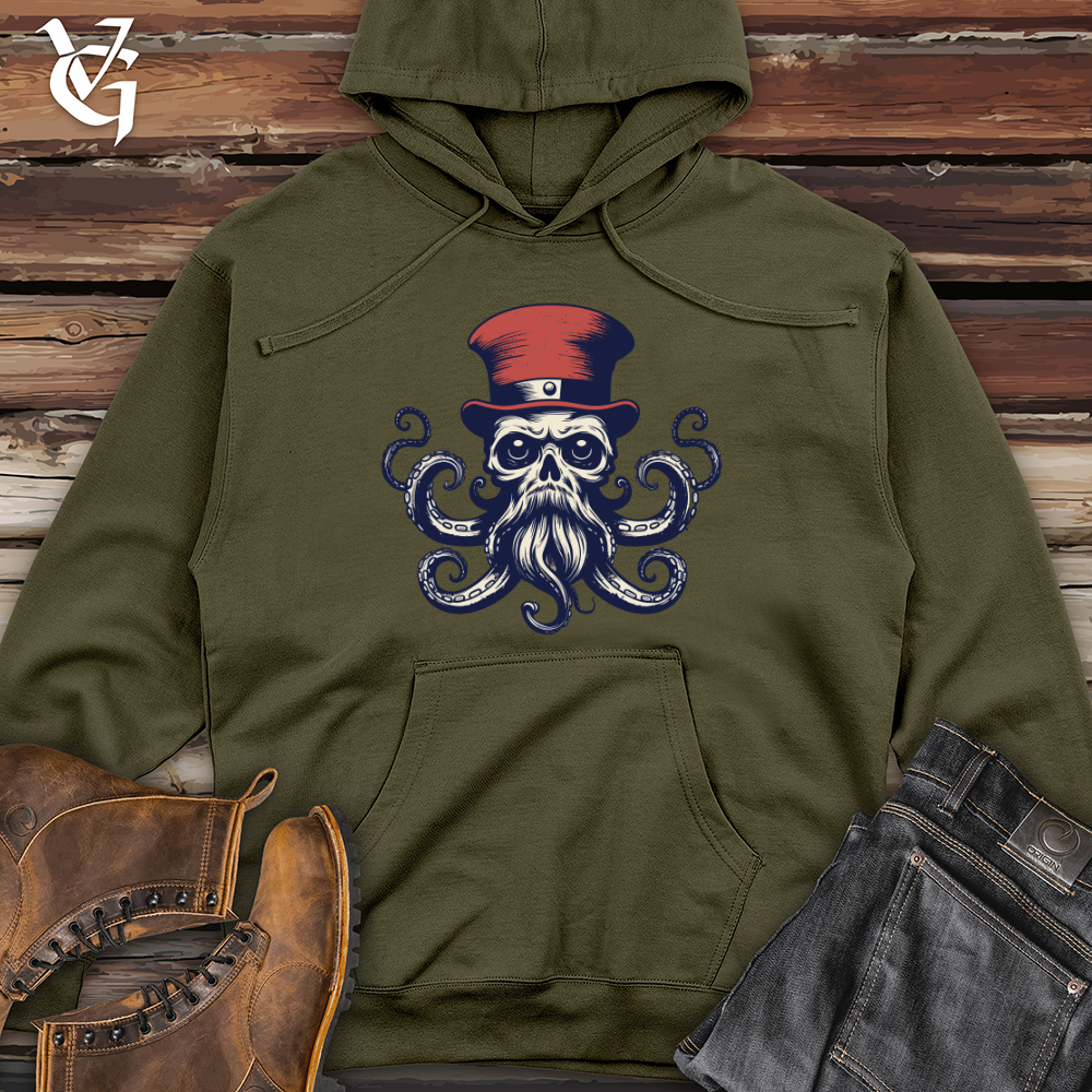 Squidly Swashbuckler  Midweight Hooded Sweatshirt