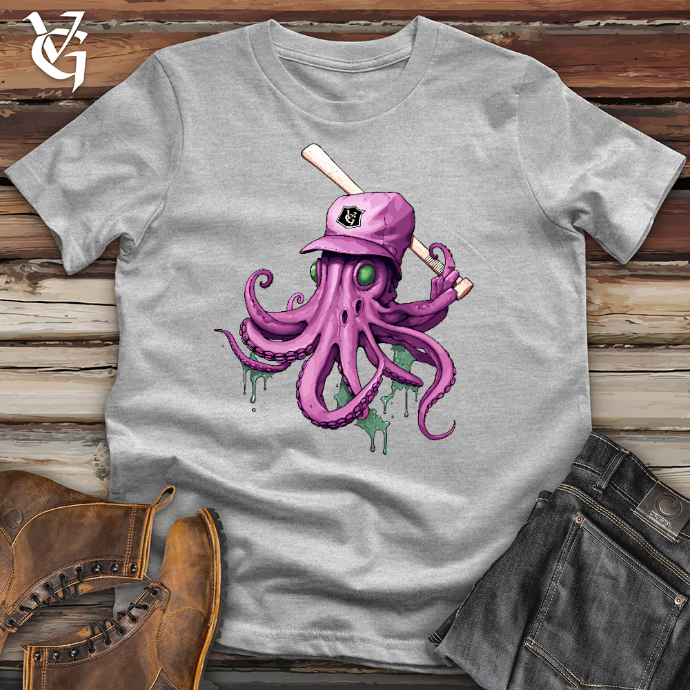 Baseballin Octopus Cotton Tee