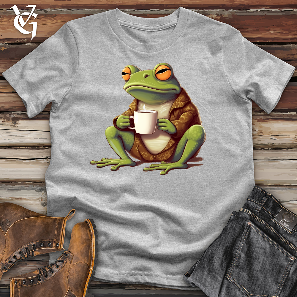 Frog Coffee Addict Cotton Tee