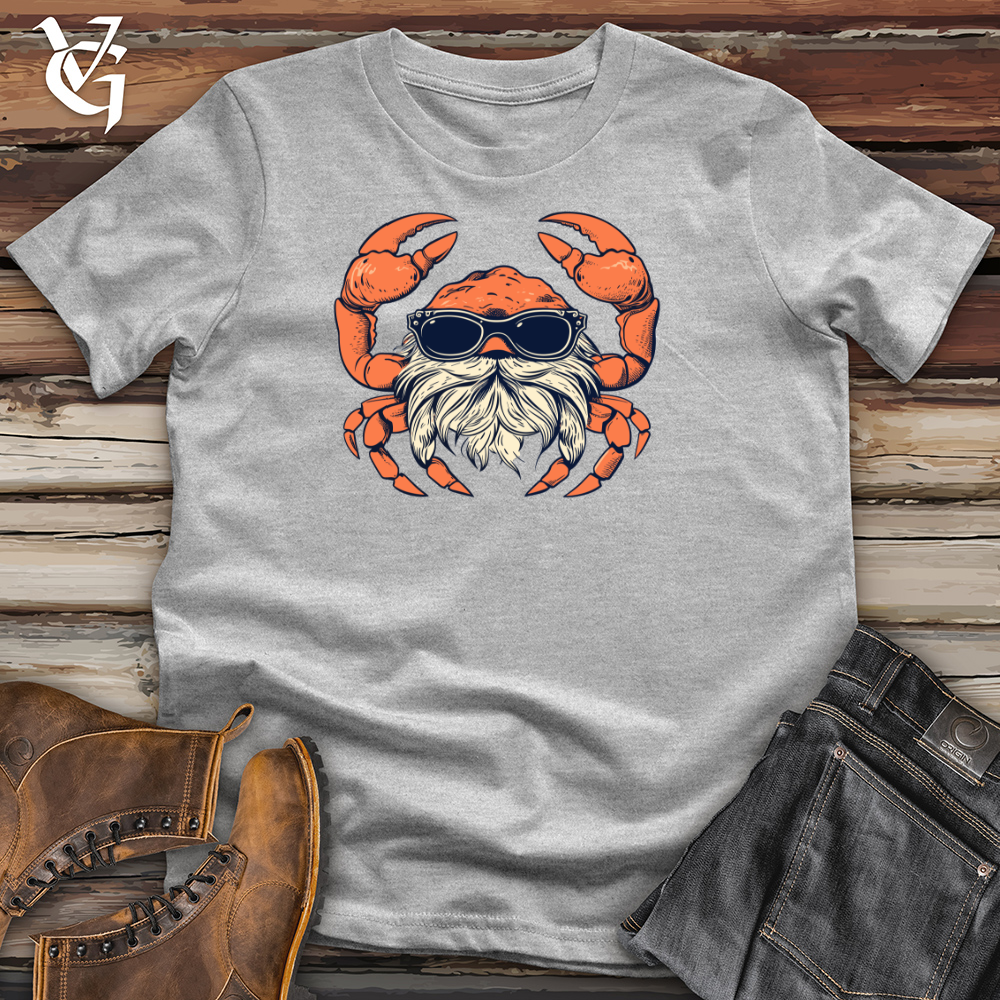 Crab Coastal Hipster Sandy Style Cotton Tee