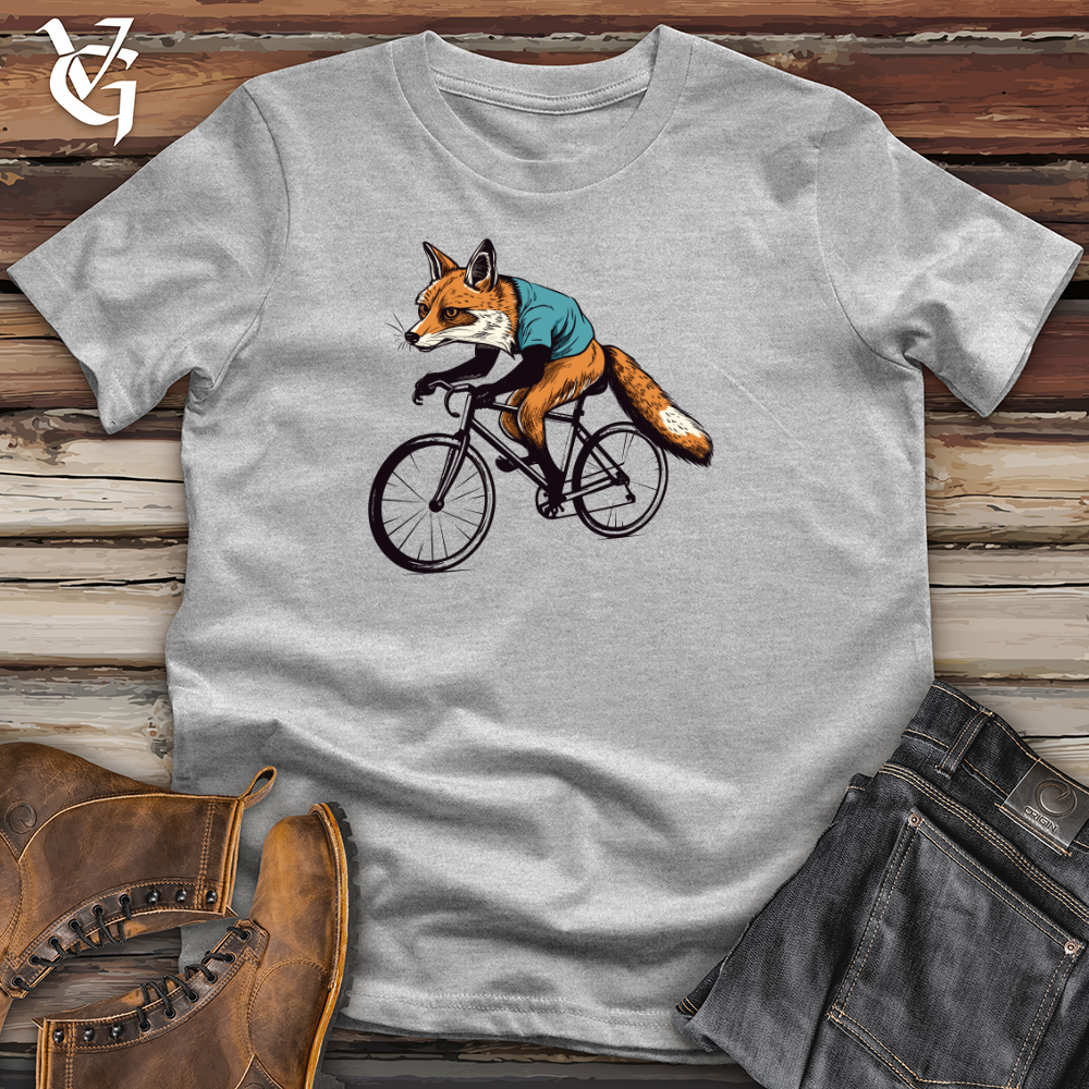 Retro Rider Fox Cotton Tee