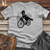 Stylish Raven Pedaler Cotton Tee