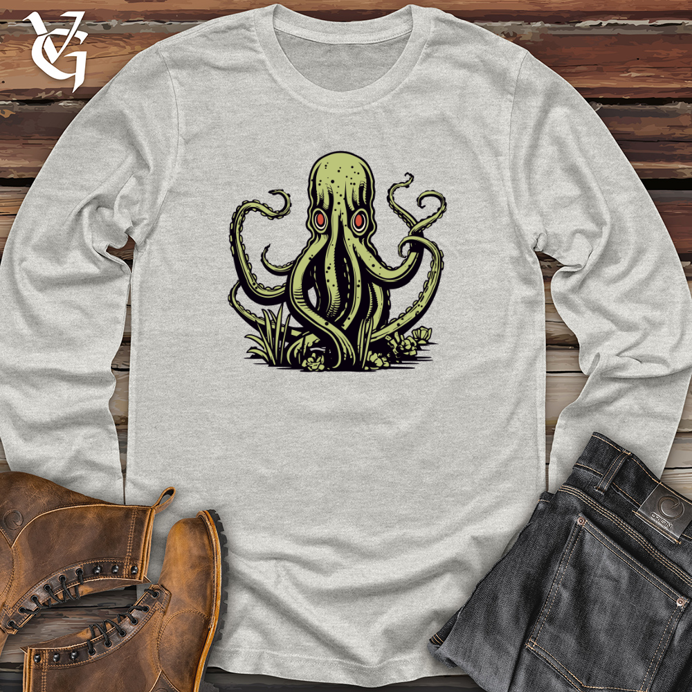 Vintage Cactus Octopus Long Sleeve