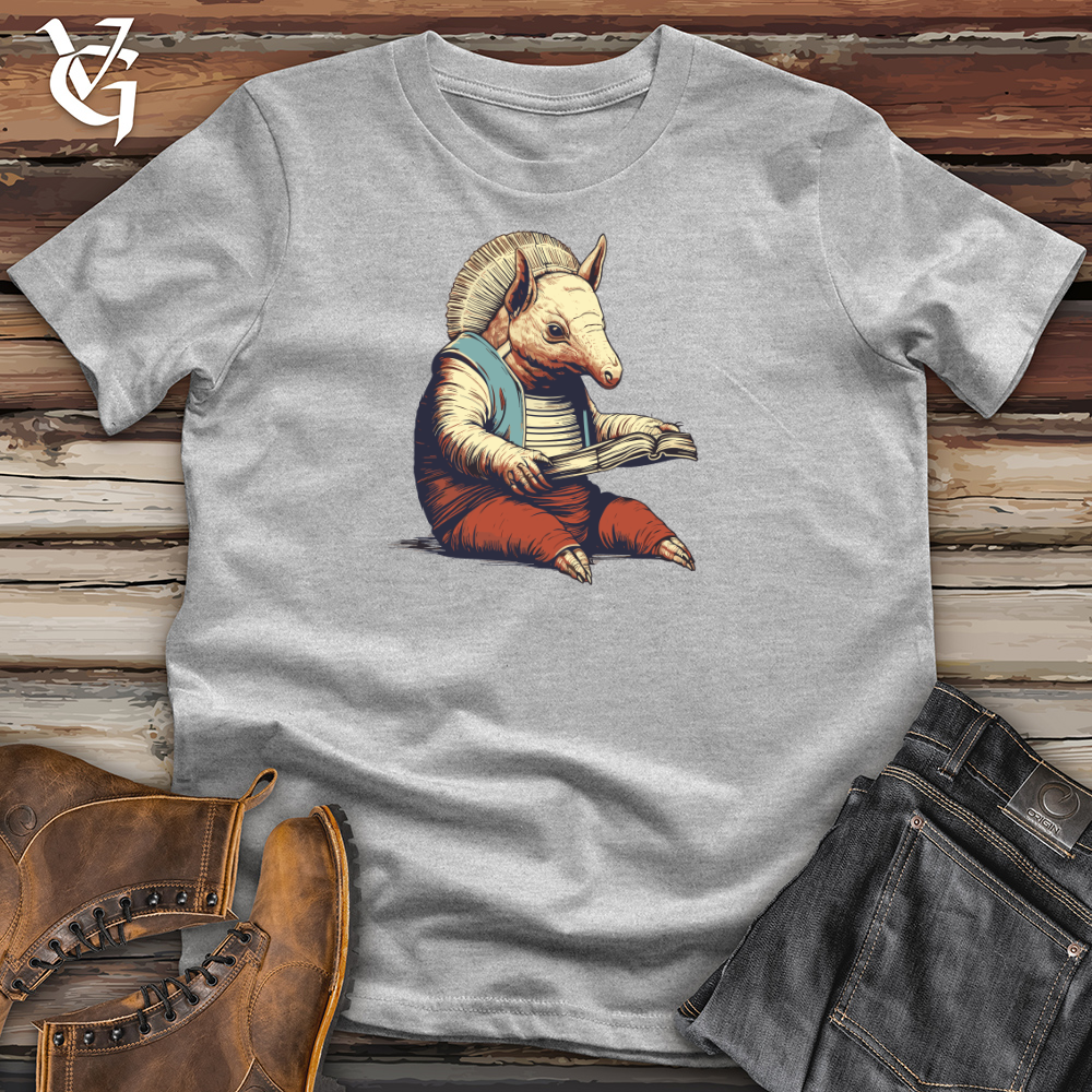 Armadillo Booklover Blissful Read Cotton Tee