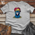 Peacock Chill Beanie Cotton Tee