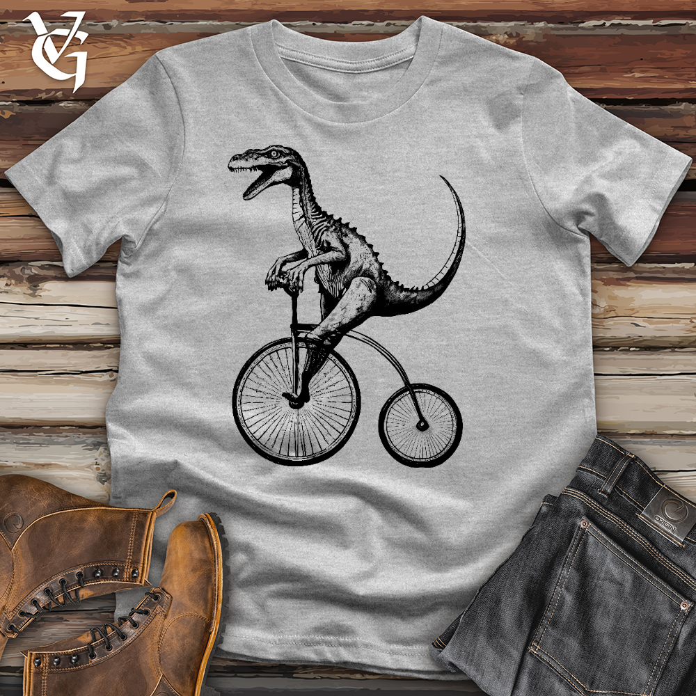 Dinosaur Cyclist Cotton Tee
