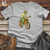 Turtle Riding On A Bicycle 02 Cotton Tee
