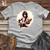 Monkey Playing Guitar Cotton Tee