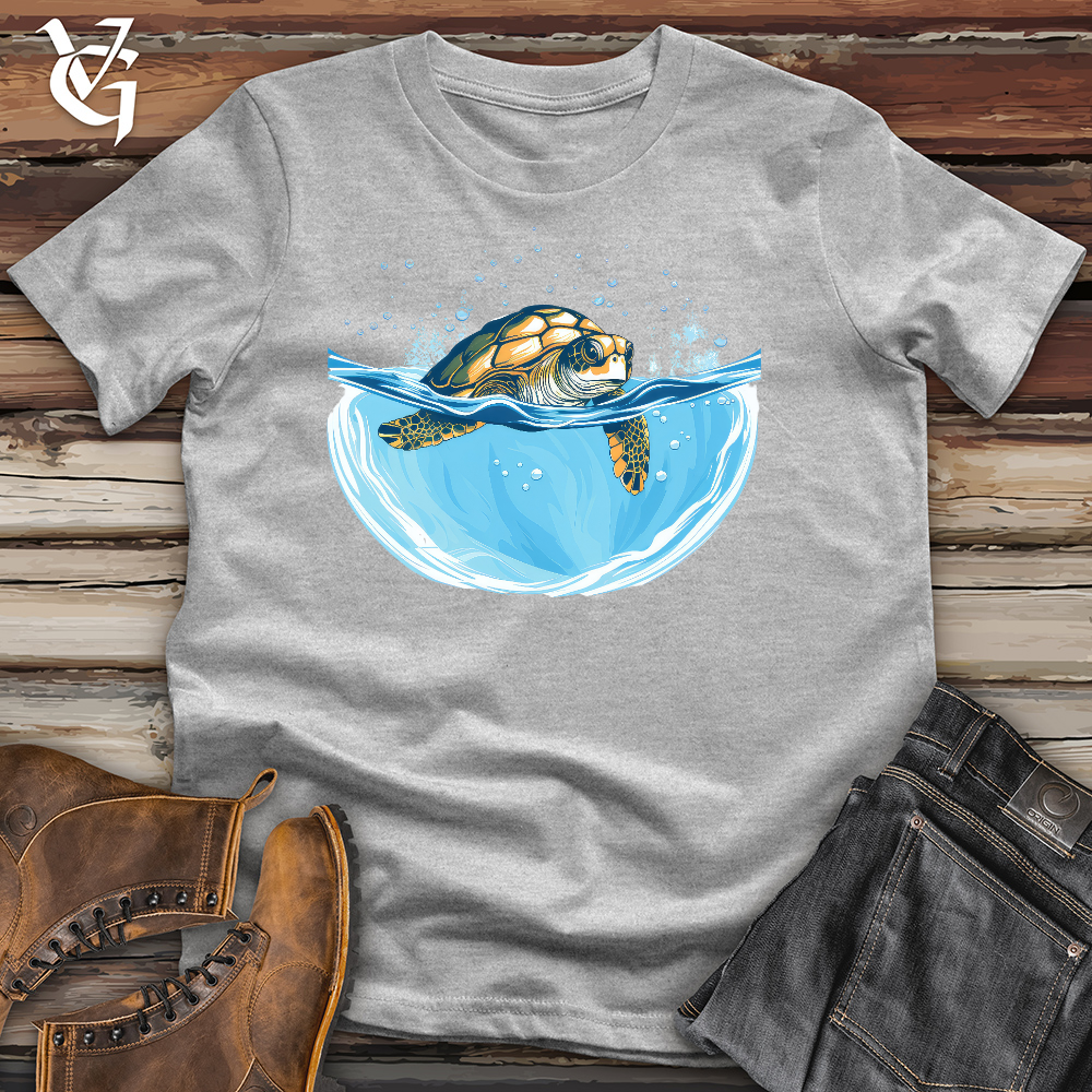 Crystal Clear Turtle Cotton Tee