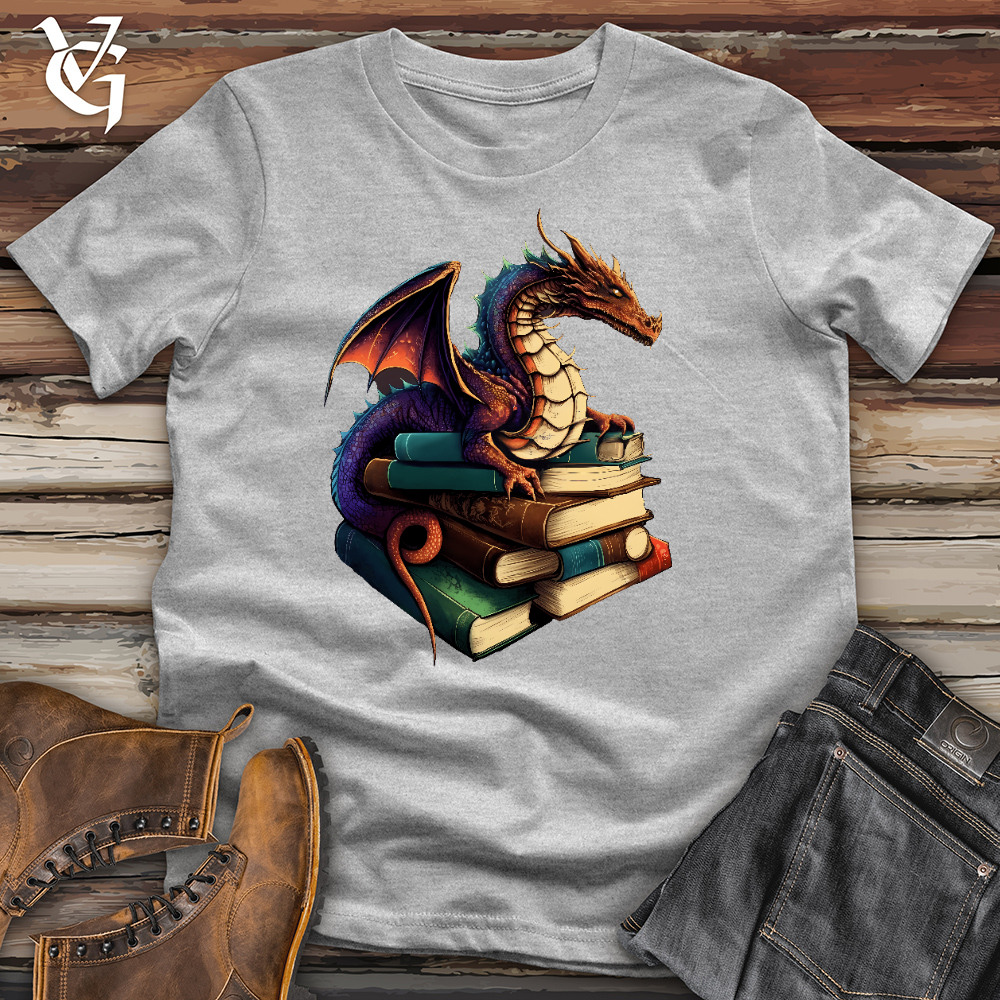 Dragon Book Hoarder Cotton Tee