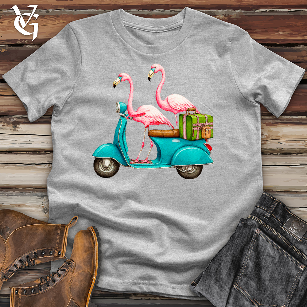 Flamingo Scoot Cotton Tee