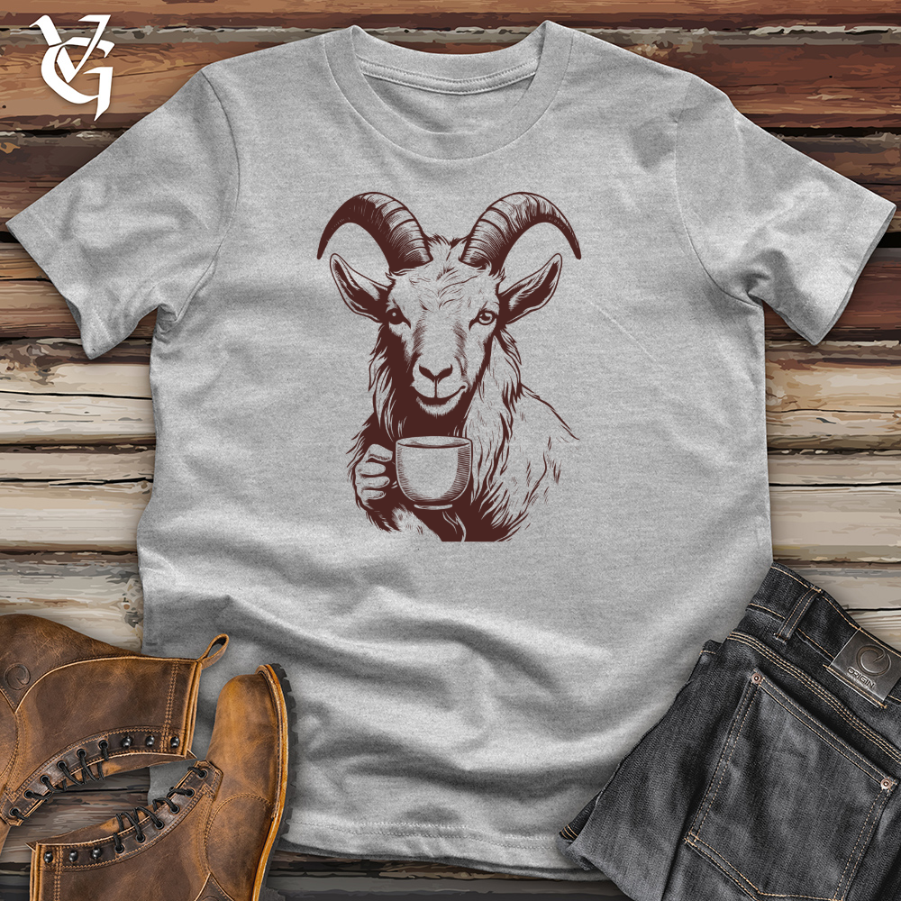 Goat Coffee Savoring Moments Cotton Tee