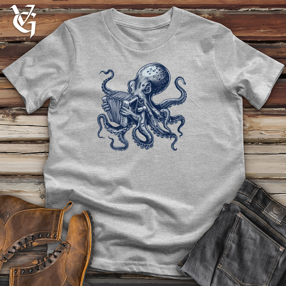 Octopus Accordion Serenade Cotton Tee