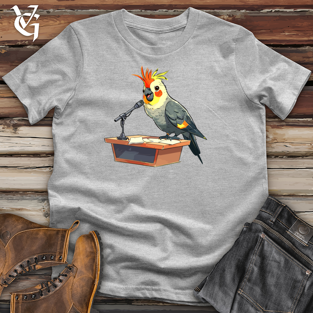 Cockatiel Speech Advocate Cotton Tee