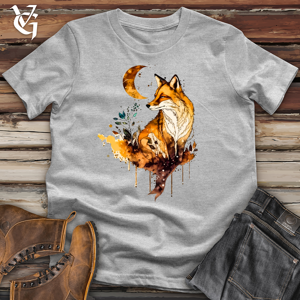 Fox Watercolor Cotton Tee