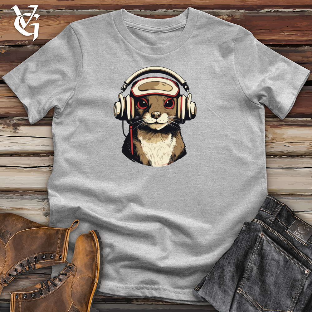 Classic Beats Mongoose Headphone Style Cotton Tee