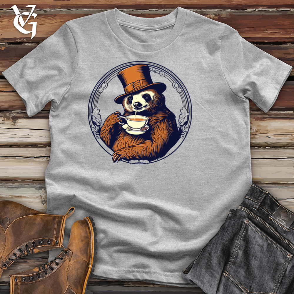 Sippin Sloth Dapper Cotton Tee