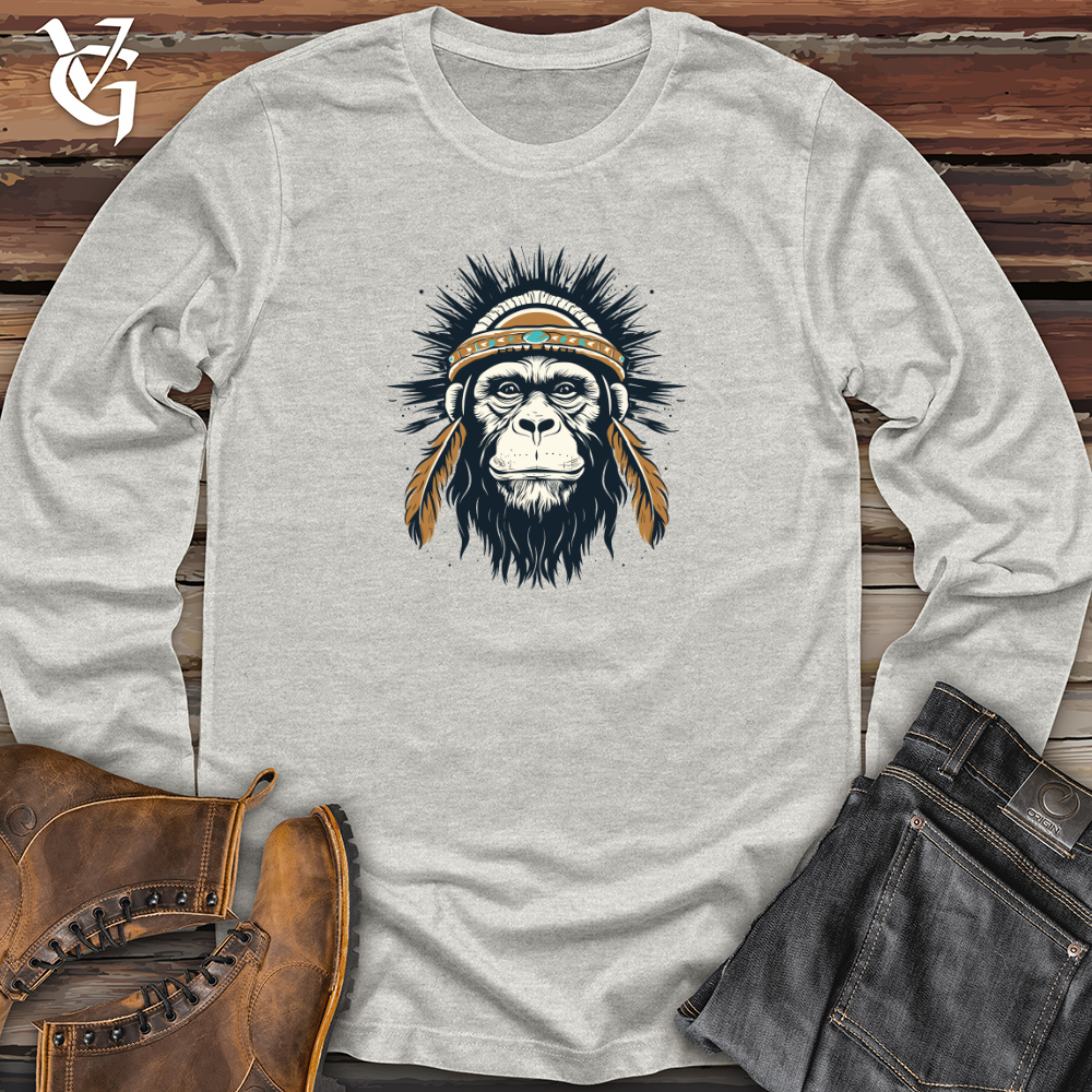 Retro Eskimo Monkey 01 Long Sleeve